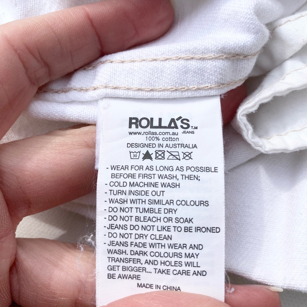 ROLLA'S White Jean Shorts - Picture 9 of 9